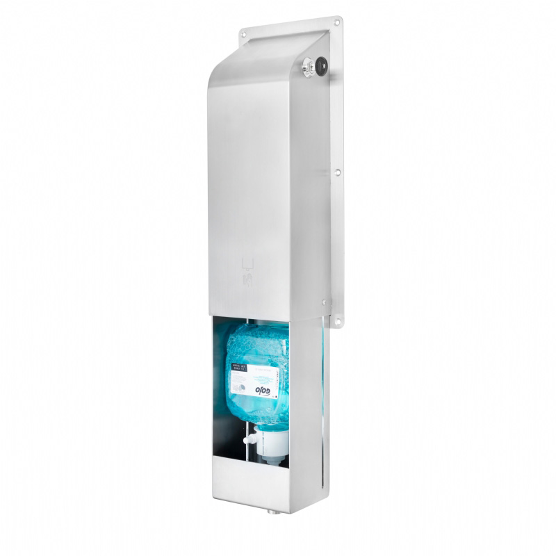 Wall mounted manual SS304 soap dispenser