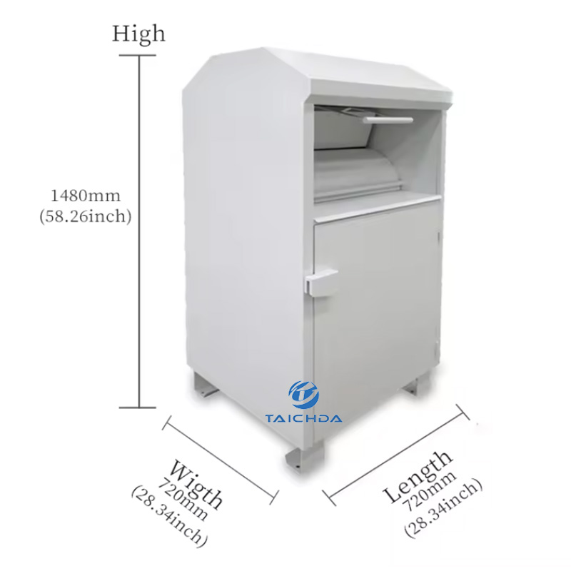 750L clothing donation bin