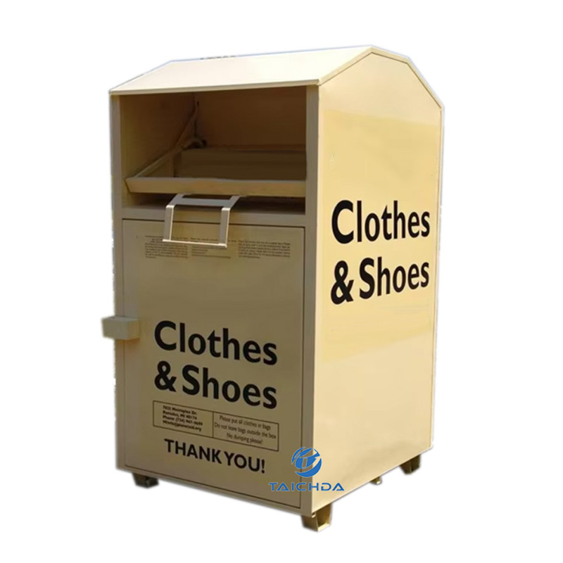 scrap clothing recycling bins