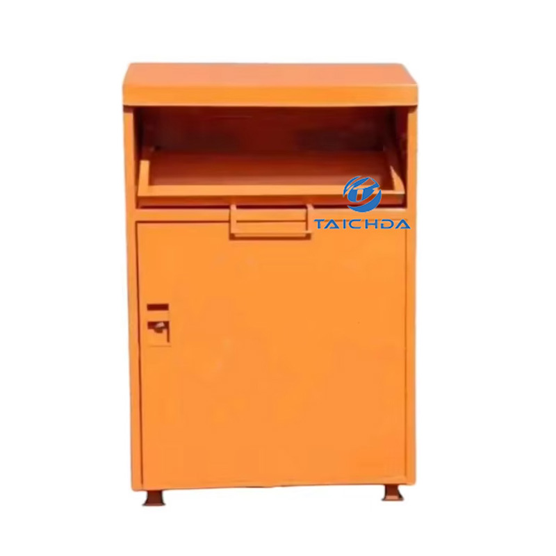 galvanized steel clothing donation box