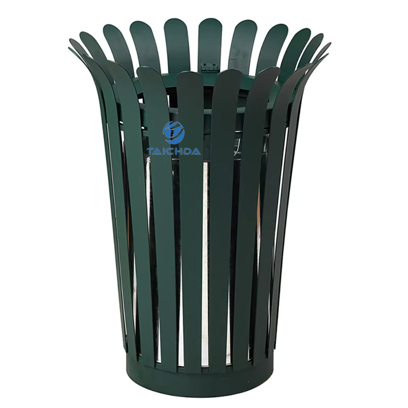 petal shaped garbage bin