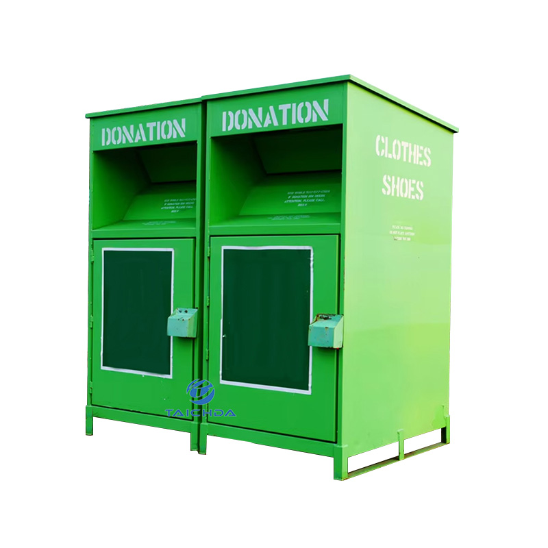 used sizeclothes recycling box