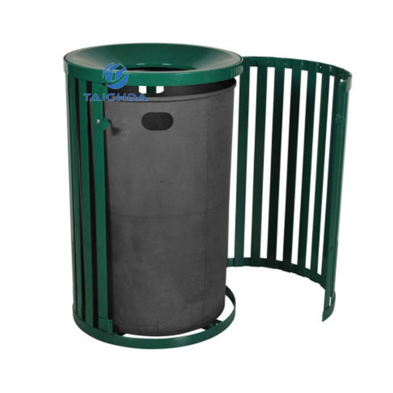 commercial outdoor trash can