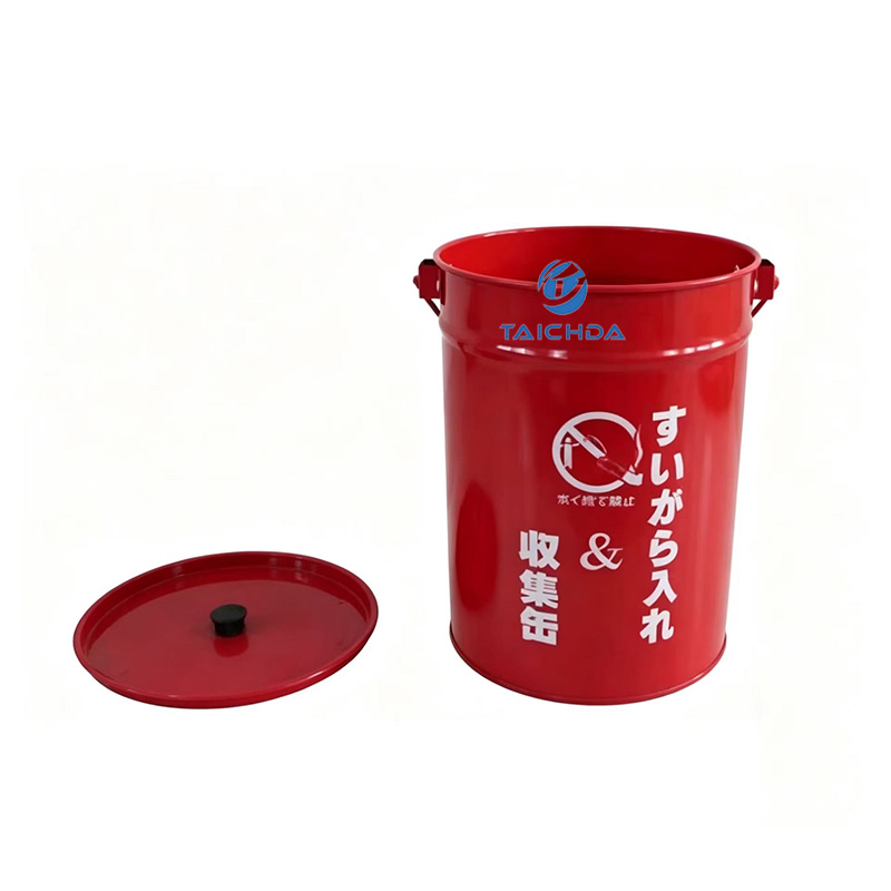 vertical trash can