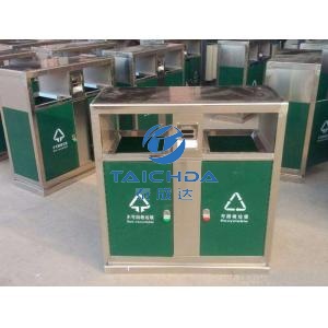 Cubos de basura reciclables SS 304 ambientales