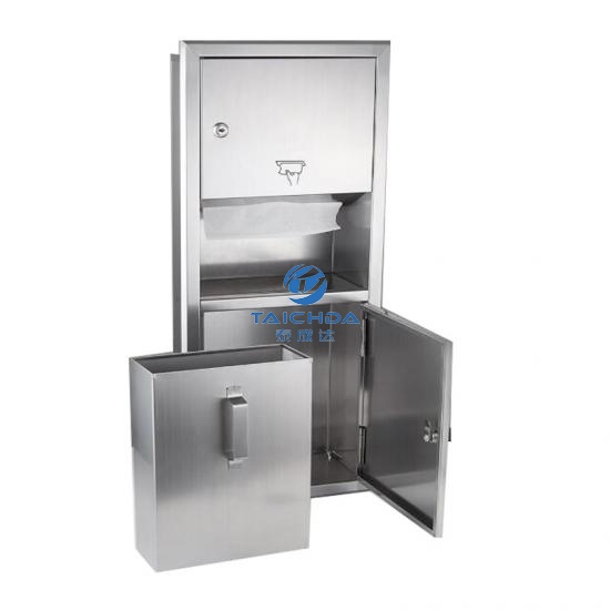 Restroom stainless steel bathroom cabinet
